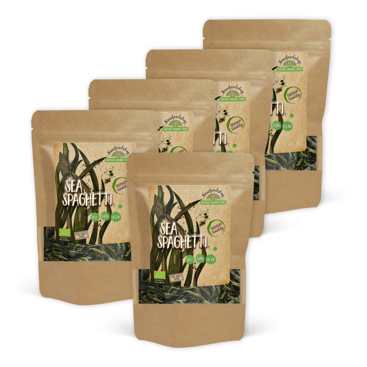 Sea Spaghetti ØKO 125g x 5 pakker i gruppen Råvarer & Drikke / Helsekost / Alger & Tang hos Rawfoodshop Scandinavia AB (RAWALG001-SET5)