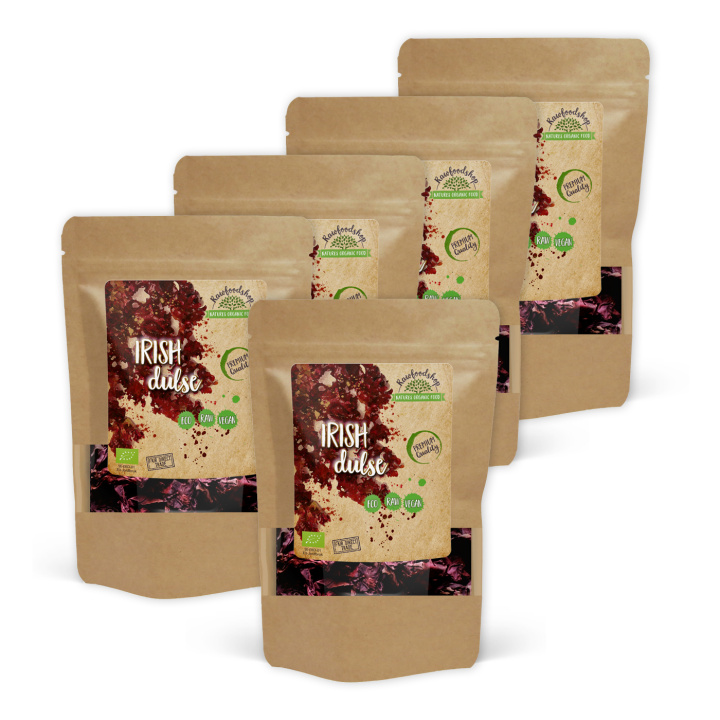 Dulse Alge ØKO 250g x 5 pakker i gruppen Råvarer & Drikke / Helsekost / Alger & Tang hos Rawfoodshop Scandinavia AB (RAWALG003250-SET5)
