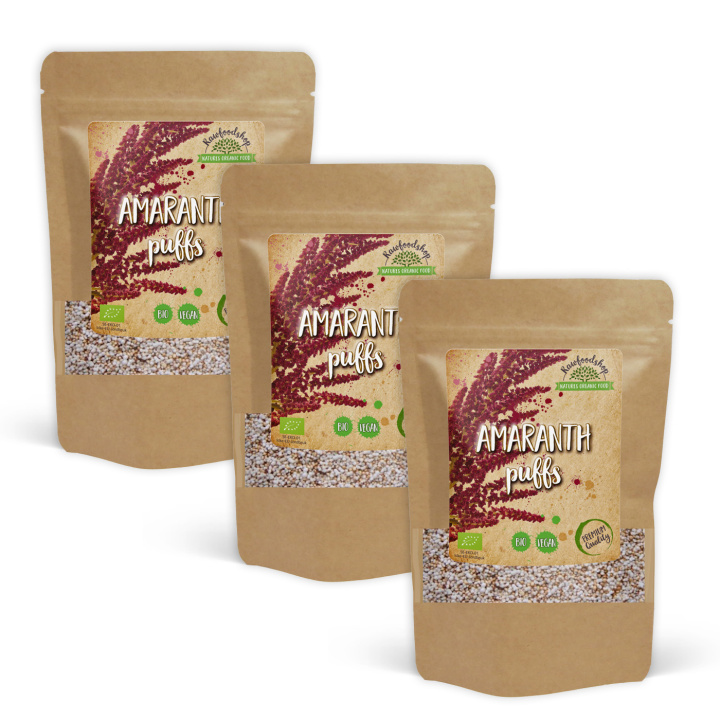 Amaranth Puffet ØKO 200g x 3 pakker i gruppen Råvarer & Drikke / Baking / Korn og flak hos Rawfoodshop Scandinavia AB (RAWAMA001-SET3)