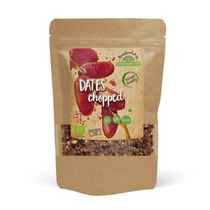 Dadler Hakkede ØKO 1kg i gruppen Råvarer & Drikke / Frukt og bær / Dadler hos Rawfoodshop Scandinavia AB (RAWDAD50011)