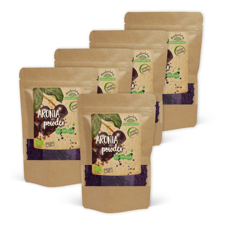 Aronia Pulver ØKO 250g x 5 pakker i gruppen Råvarer & Drikke / Frukt og bær / Fruktpulver hos Rawfoodshop Scandinavia AB (RAWFRUP007250-SET5)