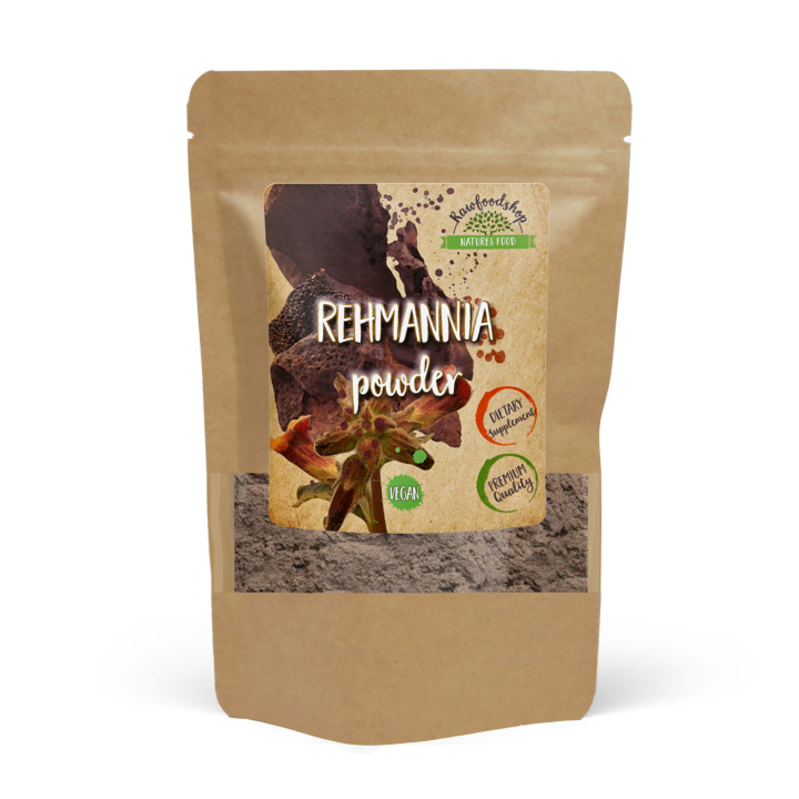 Rehmannia Pulver 125g i gruppen Kosttilskudd / Urter & Planter / Urter hos Rawfoodshop Scandinavia AB (RAWORT002)