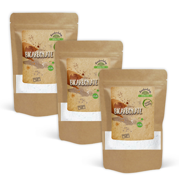 Bikarbonat 500g x 3 pakker i gruppen Råvarer & Drikke / Baking / Ingredienser Annet hos Rawfoodshop Scandinavia AB (RAWPUL0011-SET3)