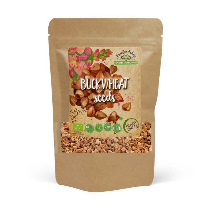 Bokhvete ØKO 500g i gruppen Råvarer & Drikke / Helsekost / Frø hos Rawfoodshop Scandinavia AB (RBON500048E)