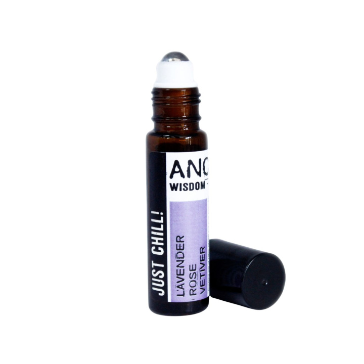 Just Chill Essential Oil Blend Roll On 10ml i gruppen OUTLET 20-80% / Hud & Kropp 20-50% / Kampanj- Hud & kropp hos Rawfoodshop Scandinavia AB (REBIUL-07)