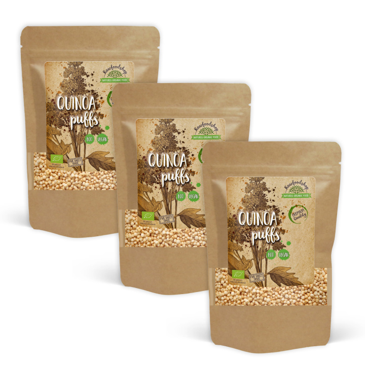 Quinoa puffer ØKO 200g x 3 pakker i gruppen Råvarer & Drikke / Baking / Korn og flak hos Rawfoodshop Scandinavia AB (RECQUI01-SET3)