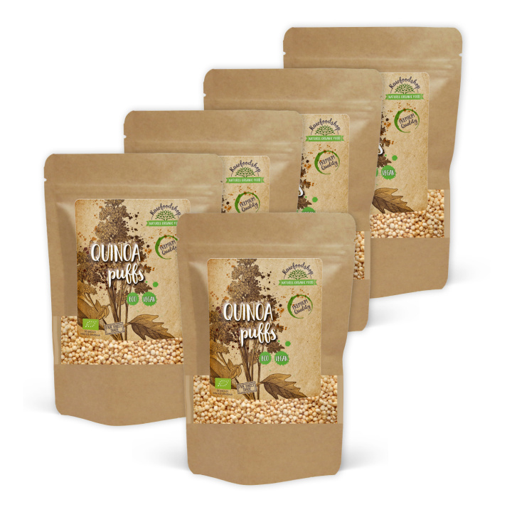 Quinoa puffer ØKO 200g x 5 pakker i gruppen Råvarer & Drikke / Baking / Korn og flak hos Rawfoodshop Scandinavia AB (RECQUI01-SET5)
