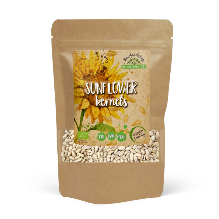 Solroskerner ØKO 500g i gruppen Råvarer & Drikke / Helsekost / Frø hos Rawfoodshop Scandinavia AB (RFRO500567E)