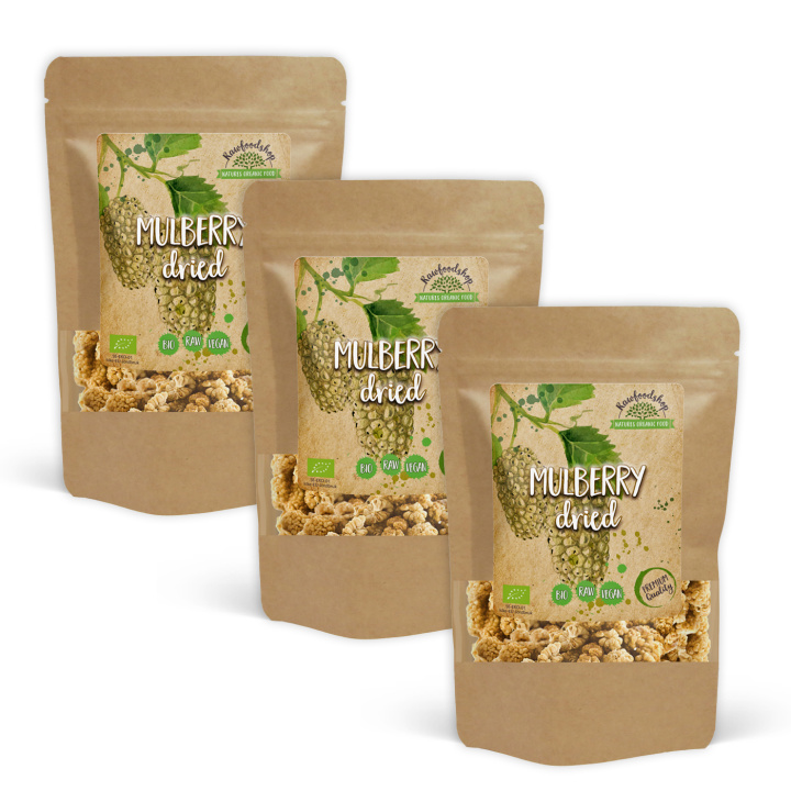 Morbær ØKO 1kg x 3 pakker i gruppen Råvarer & Drikke / Frukt og bær / Morbær hos Rawfoodshop Scandinavia AB (RFRU1000340E-SET3)