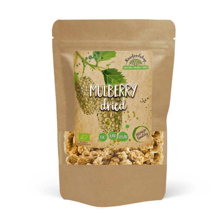 Morbær ØKO 250g i gruppen Råvarer & Drikke / Frukt og bær / Morbær hos Rawfoodshop Scandinavia AB (RFRU200378E)