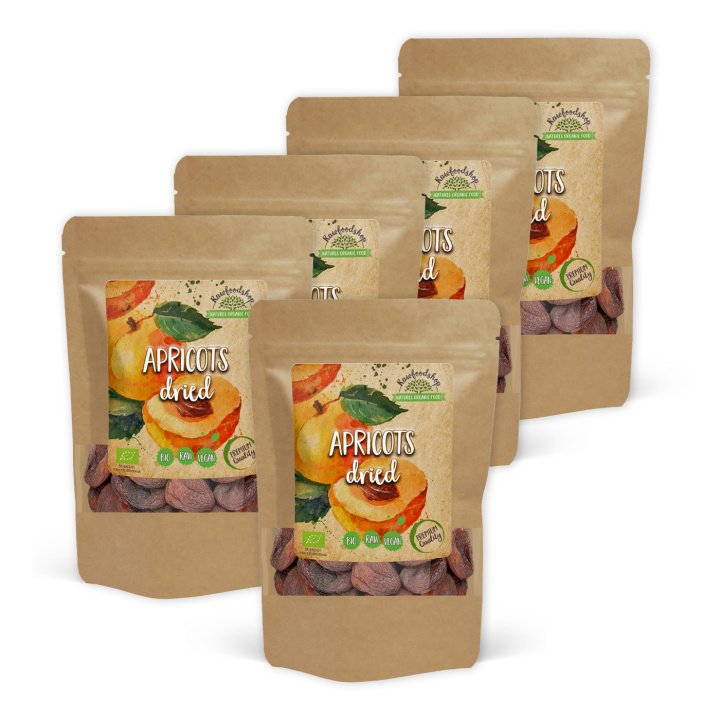 Aprikoser ØKO 1kg x 5 pakker i gruppen Råvarer & Drikke / Frukt og bær / Aprikos hos Rawfoodshop Scandinavia AB (RFRU500350E1-SET5)