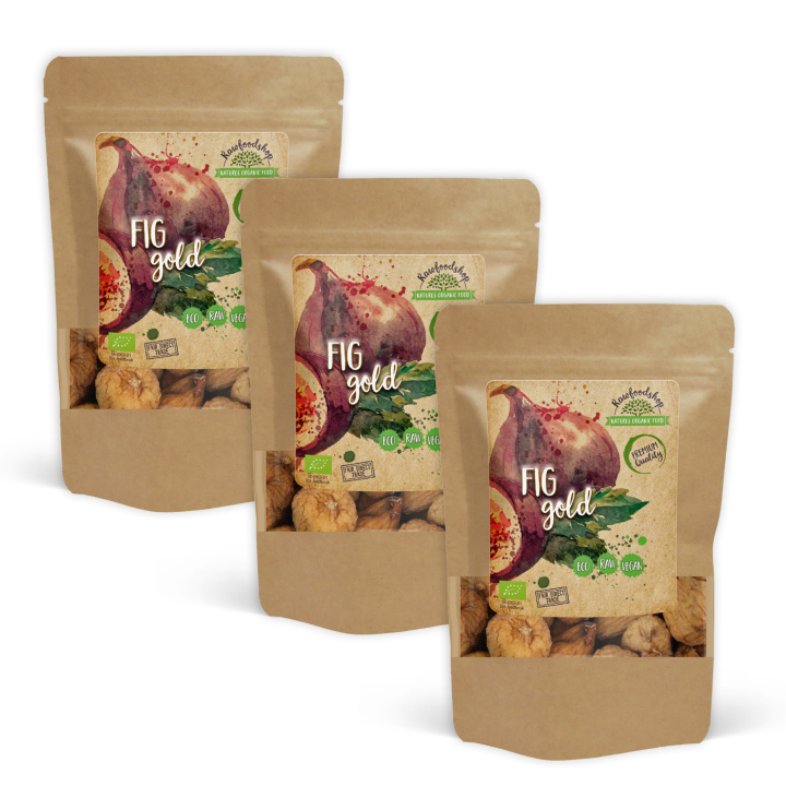 Fiken Gold ØKO 500g x 3 pakker i gruppen Råvarer & Drikke / Frukt og bær / Fiken hos Rawfoodshop Scandinavia AB (RFRU500358E-SET3)