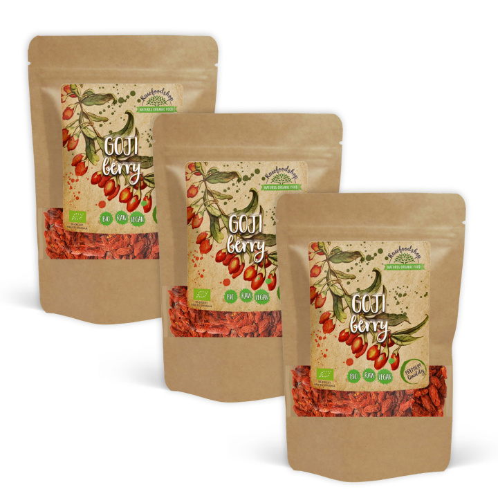 Gojibær ØKO 1kg x 3 pakker i gruppen Råvarer & Drikke / Frukt og bær hos Rawfoodshop Scandinavia AB (RFRU500364E1-SET3)