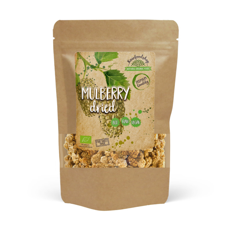 Morbær ØKO 500g i gruppen Råvarer & Drikke / Frukt og bær / Morbær hos Rawfoodshop Scandinavia AB (RFRU500379E)