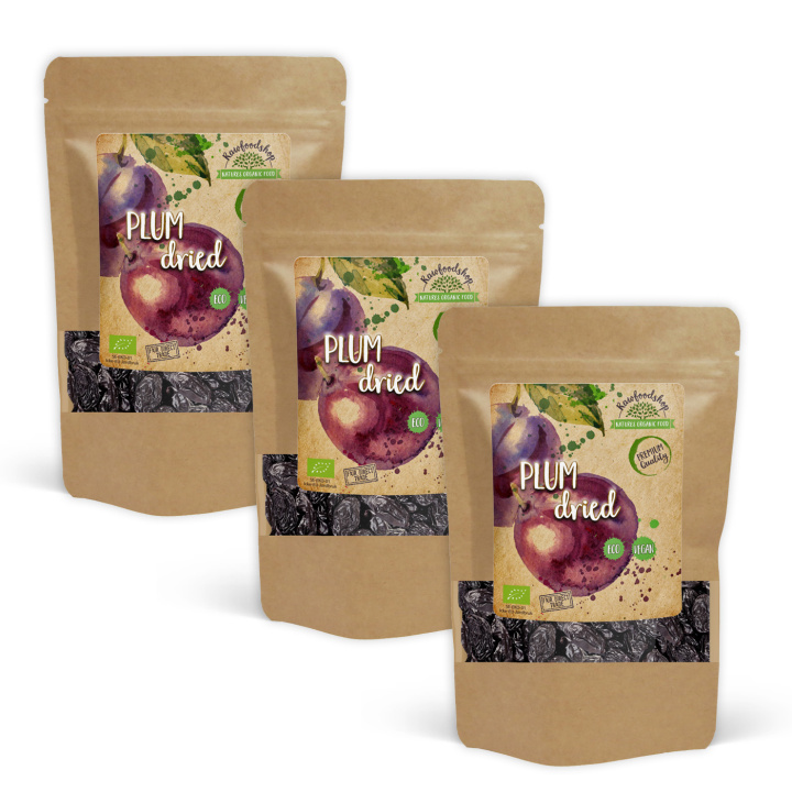 Plommer ØKO 1kg x 3 pakker i gruppen Råvarer & Drikke / Frukt og bær / Annen Frukt og Bær hos Rawfoodshop Scandinavia AB (RFRU500498E1-SET3)