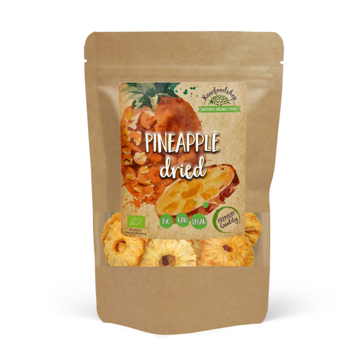 Ananas ØKO 500g i gruppen Råvarer & Drikke / Frukt og bær / Ananas hos Rawfoodshop Scandinavia AB (RFRU500761E)