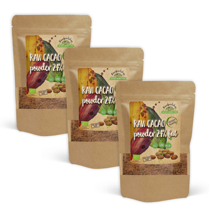 Kakaopulver RAW ØKO 100g x 3 pakker i gruppen Råvarer & Drikke / Baking / Kakaoprodukter hos Rawfoodshop Scandinavia AB (RKAK100E-SET3)