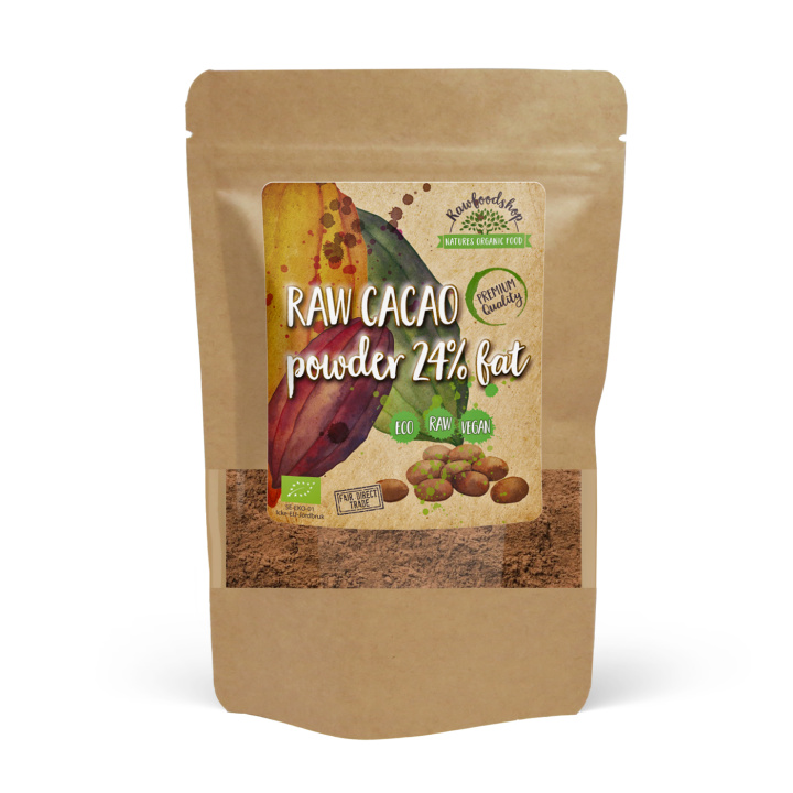 Kakaopulver RAW ØKO 500g i gruppen Råvarer & Drikke / Baking / Kakaoprodukter hos Rawfoodshop Scandinavia AB (RKAK500408E)