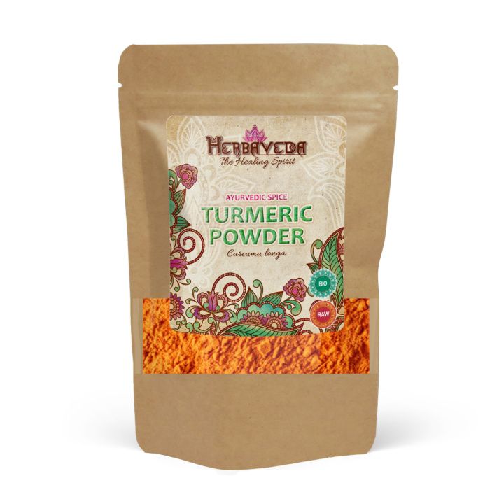 Gurkemeie ØKO 100g i gruppen Råvarer & Drikke / Spiskammer / Krydder & Salt / Gurkemeie hos Rawfoodshop Scandinavia AB (RKRY100162E)