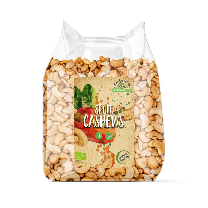 Cashewnøtter Delte ØKO 1kg i gruppen Råvarer & Drikke / Nøtter / Cashewnøtter hos Rawfoodshop Scandinavia AB (RNOT1000327E)