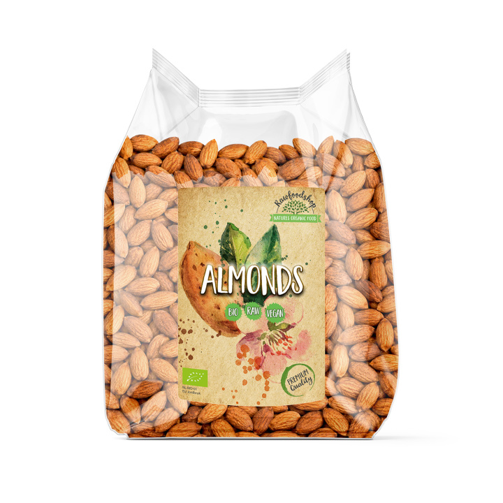 Mandel Premium RAW ØKO 1kg i gruppen Råvarer & Drikke / Nøtter / Mandel hos Rawfoodshop Scandinavia AB (RNOT1000431E)