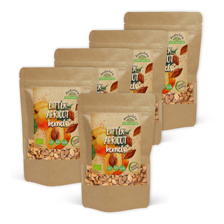 Aprikoskjerner Bitre ØKO 200g x 5 pakker i gruppen Råvarer & Drikke / Nøtter / Aprikoskjerner hos Rawfoodshop Scandinavia AB (RNOT200304E-SET5)