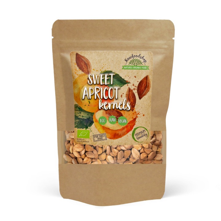 Aprikoskjerner Søte ØKO 500g i gruppen Råvarer & Drikke / Nøtter / Aprikoskjerner hos Rawfoodshop Scandinavia AB (RNOT500303E)