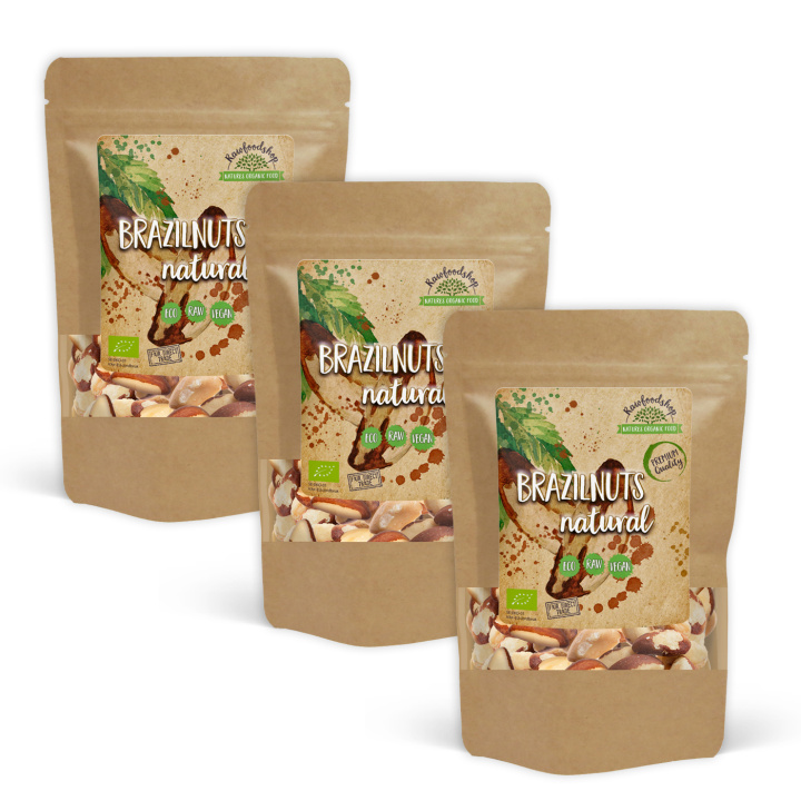 Paranøtter Premium RAW ØKO 1kg x 3 pakker i gruppen Råvarer & Drikke / Nøtter / Paranøtter hos Rawfoodshop Scandinavia AB (RNOT500455E-SET3)
