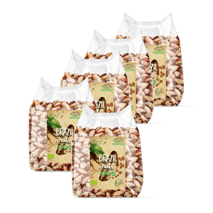 Paranøtter Premium RAW ØKO 1kg x 5 pakker i gruppen Råvarer & Drikke / Nøtter / Paranøtter hos Rawfoodshop Scandinavia AB (RNOT500455E-SET5)