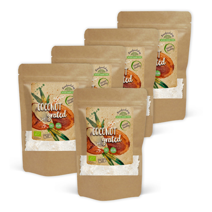 Kokos Revet Premium ØKO 500g x 5 pakker i gruppen Råvarer & Drikke / Nøtter / Kokosnøtt hos Rawfoodshop Scandinavia AB (ROVR2000471E-SET5)