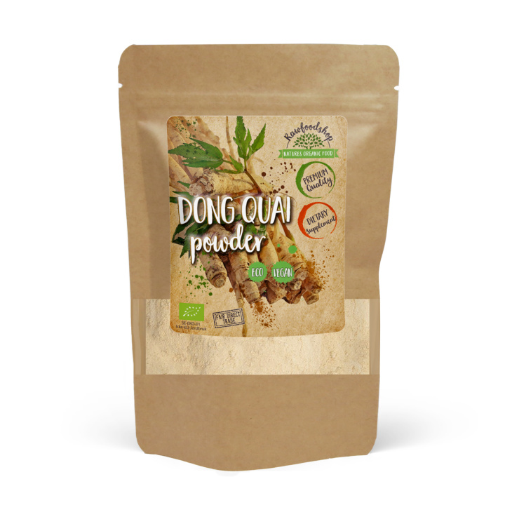 Dong Quai Pulver ØKO 125g i gruppen Kosttilskudd / Urter & Planter / Urter hos Rawfoodshop Scandinavia AB (RPUL100082E)