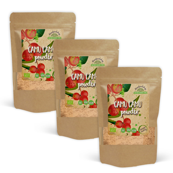 Camu Camu Pulver ØKO 125g x 3 pakker i gruppen Råvarer & Drikke / Frukt og bær / Fruktpulver hos Rawfoodshop Scandinavia AB (RPUL100321E-SET3)