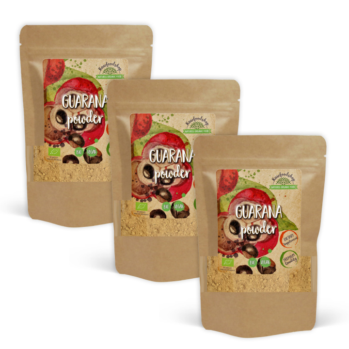Guarana Pulver ØKO 250g x 3 pakker i gruppen Kosttilskudd / Urter & Planter / Urter hos Rawfoodshop Scandinavia AB (RPUL100387E-250-SET3)