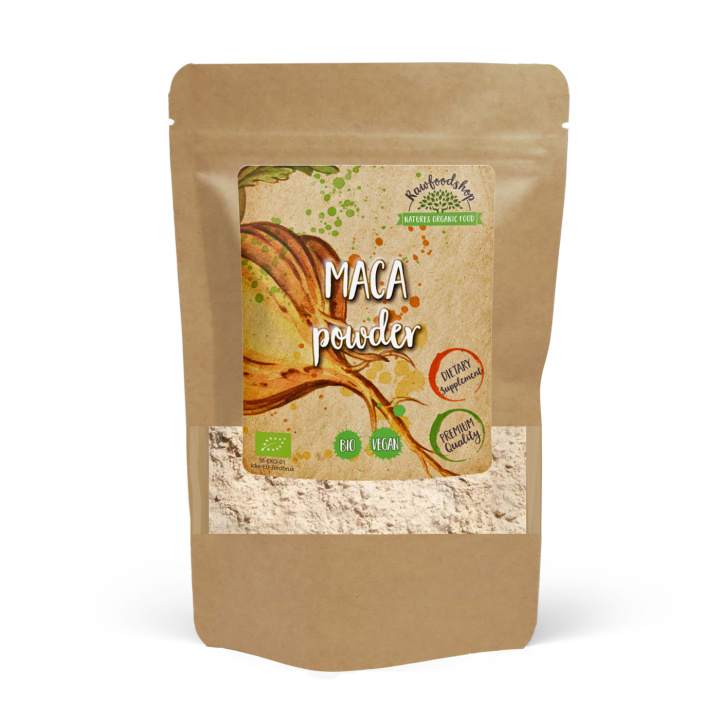 Maca Pulver ØKO 125g i gruppen Kosttilskudd / Urter & Planter / Maca & Ginseng hos Rawfoodshop Scandinavia AB (RPUL100427E)