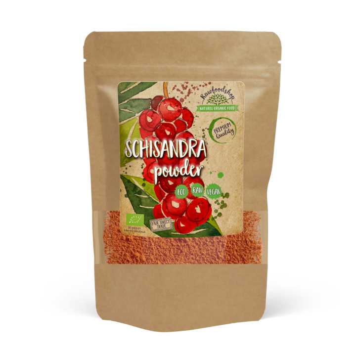 Schisandra Pulver ØKO 125g i gruppen Råvarer & Drikke / Frukt og bær / Fruktpulver hos Rawfoodshop Scandinavia AB (RPUL100540E)