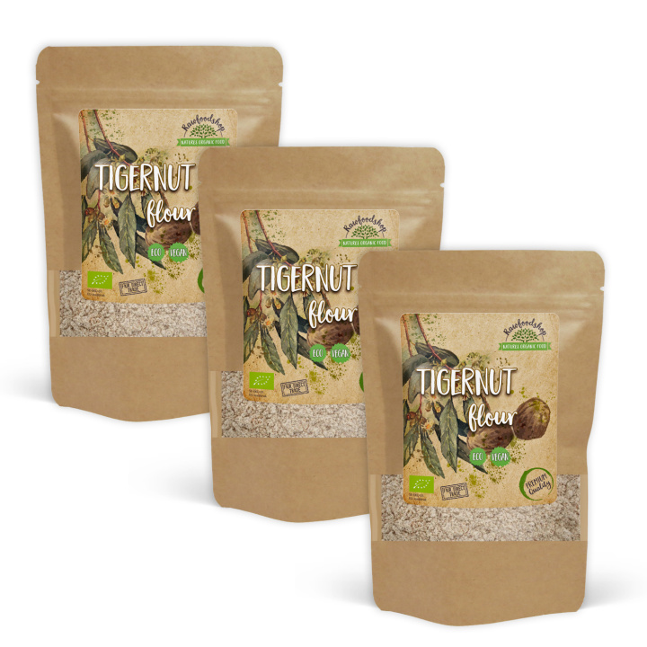 Jordmandelmel ØKO 250g x 3 pakker i gruppen Råvarer & Drikke / Nøtter / Nøttemel hos Rawfoodshop Scandinavia AB (RPUL2502060E-SET3)