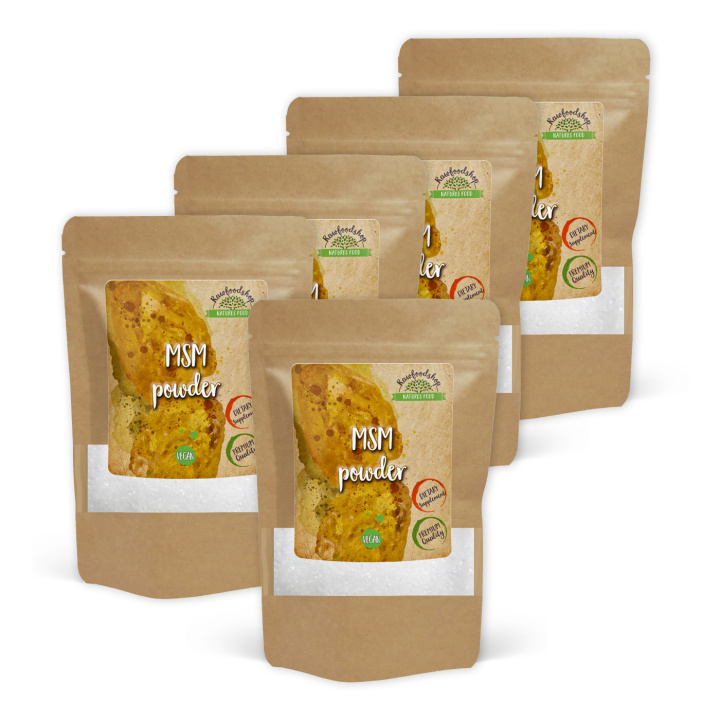 MSM Pulver 500g x 5 pakker i gruppen Kosttilskudd / Andre kosttilskudd / MSM hos Rawfoodshop Scandinavia AB (RPUL425442E-SET5)