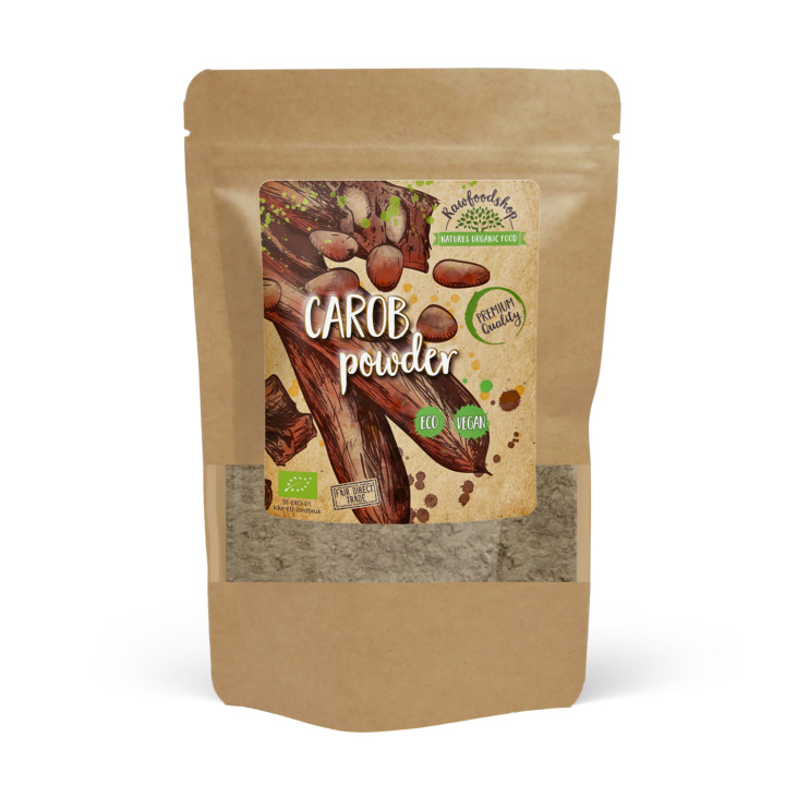 Carobpulver ØKO 500g i gruppen Råvarer & Drikke / Baking / Kakaoprodukter hos Rawfoodshop Scandinavia AB (RPUL500324E)