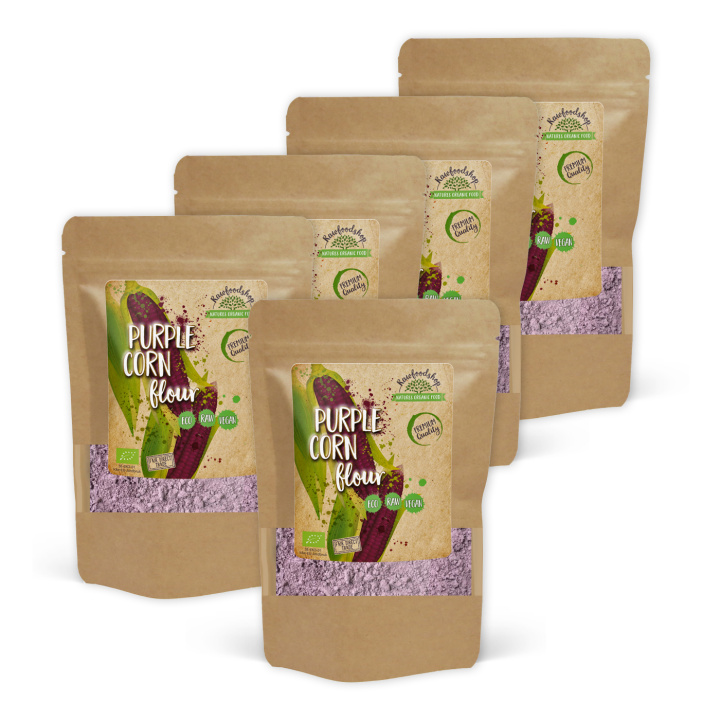 Purple Corn Pulver ØKO 500g x 5 pakker i gruppen Råvarer & Drikke / Baking / Mel hos Rawfoodshop Scandinavia AB (RPUL500470E-SET5)