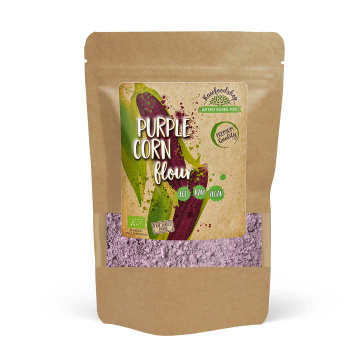 Purple Corn Pulver ØKO 500g i gruppen Råvarer & Drikke / Baking / Mel hos Rawfoodshop Scandinavia AB (RPUL500470E)