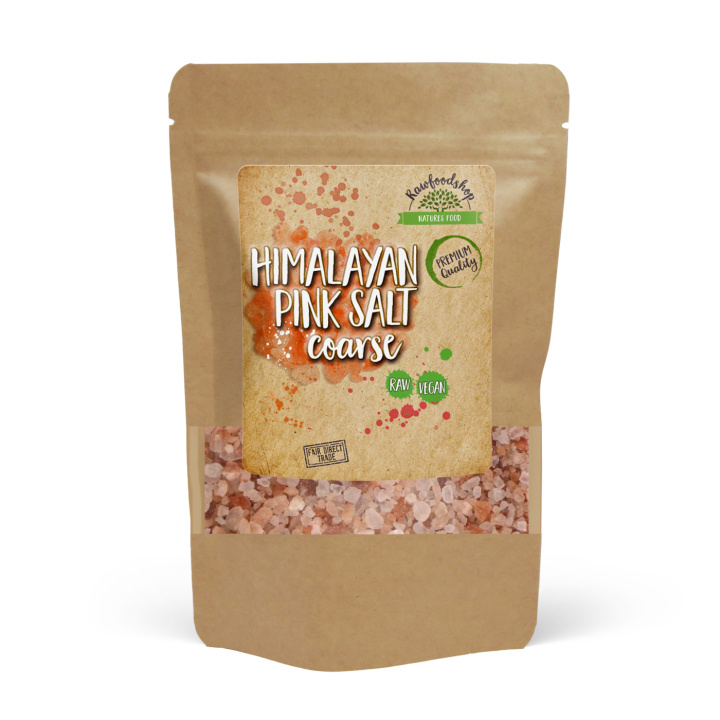 Himalaya Salt Grovt 500g i gruppen Råvarer & Drikke / Spiskammer / Krydder & Salt hos Rawfoodshop Scandinavia AB (RSAL500197E)