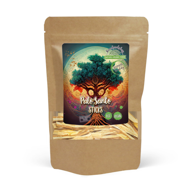 Palo Santo Sticks 10stk i gruppen Hjem & Sjel / Stemning & duft / Røkelse hos Rawfoodshop Scandinavia AB (SANTO-4)