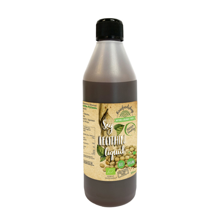 Soja Lecitin Flytende ØKO 500ml i gruppen Råvarer & Drikke / Baking / Ingredienser Annet hos Rawfoodshop Scandinavia AB (SBL50)