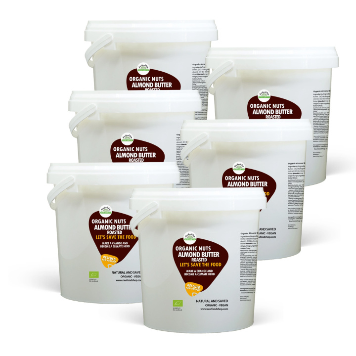 Mandelsmør Ristet ØKO 1kg x 6 pakker i gruppen Råvarer & Drikke / Nøtter / Nøttesmør hos Rawfoodshop Scandinavia AB (SF1141-SET6)