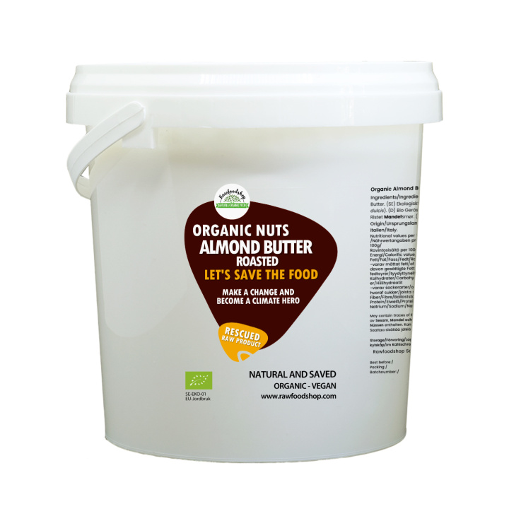 Mandelsmør Ristet ØKO 1kg i gruppen Råvarer & Drikke / Nøtter / Nøttesmør hos Rawfoodshop Scandinavia AB (SF1141)