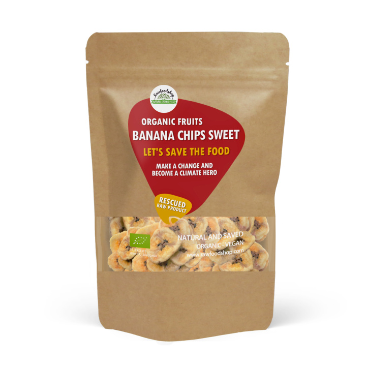Bananchips Søte ØKO 500g i gruppen Råvarer & Drikke / Frukt og bær / Banan hos Rawfoodshop Scandinavia AB (SF223051)