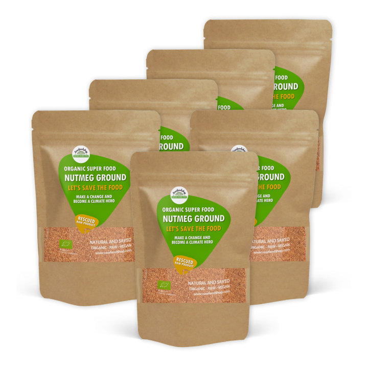 Muskat Malt ØKO 100g x 6 pakker i gruppen Råvarer & Drikke / Spiskammer / Krydder & Salt hos Rawfoodshop Scandinavia AB (SF40673100-SET6)