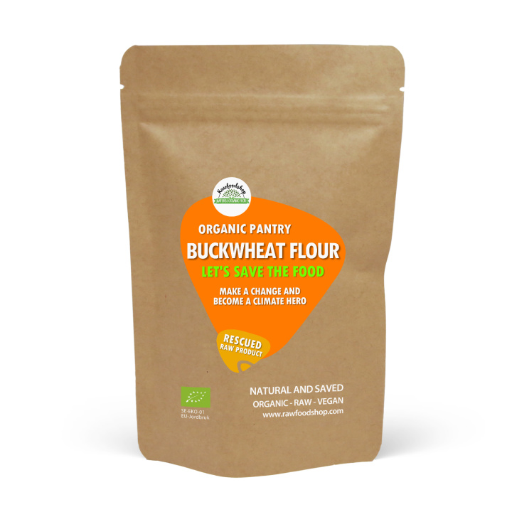 Bokhvetemel ØKO 1kg i gruppen Råvarer & Drikke / Baking / Mel hos Rawfoodshop Scandinavia AB (SFAB001)