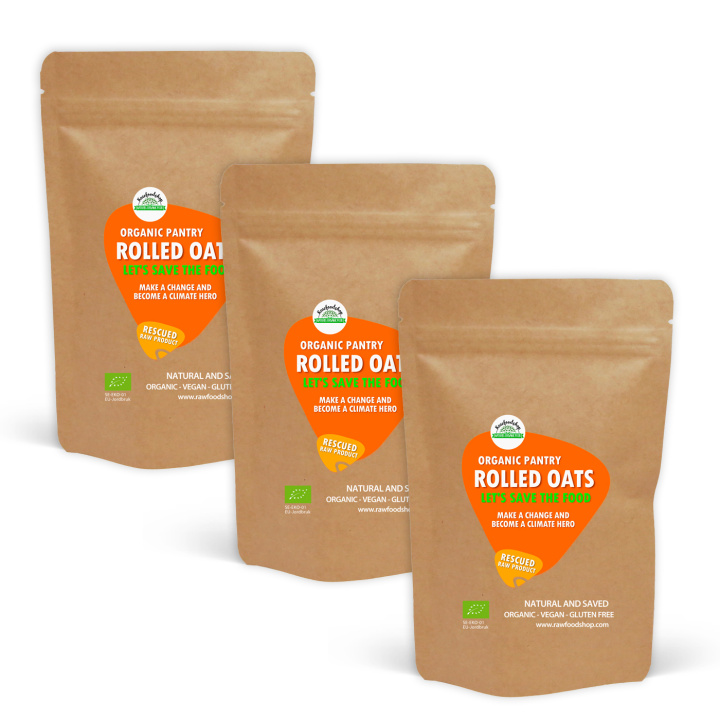Havregryn Glutenfritt ØKO 1kg x 3 pakker i gruppen Råvarer & Drikke / Baking / Korn og flak hos Rawfoodshop Scandinavia AB (SFAB0061-SET3)