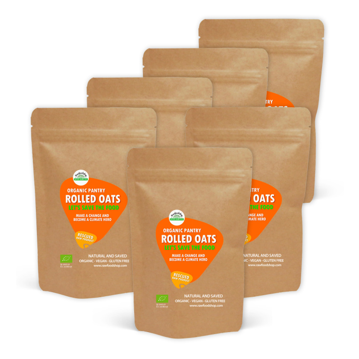 Havregryn Glutenfritt ØKO 1kg x 6 pakker i gruppen Råvarer & Drikke / Baking / Korn og flak hos Rawfoodshop Scandinavia AB (SFAB0061-SET6)